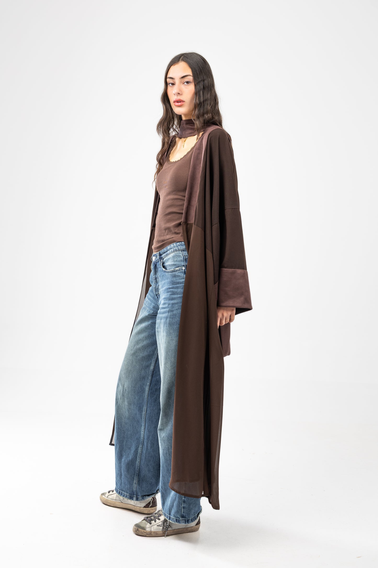 ZAHYA Multiway Belt in Dark Brown