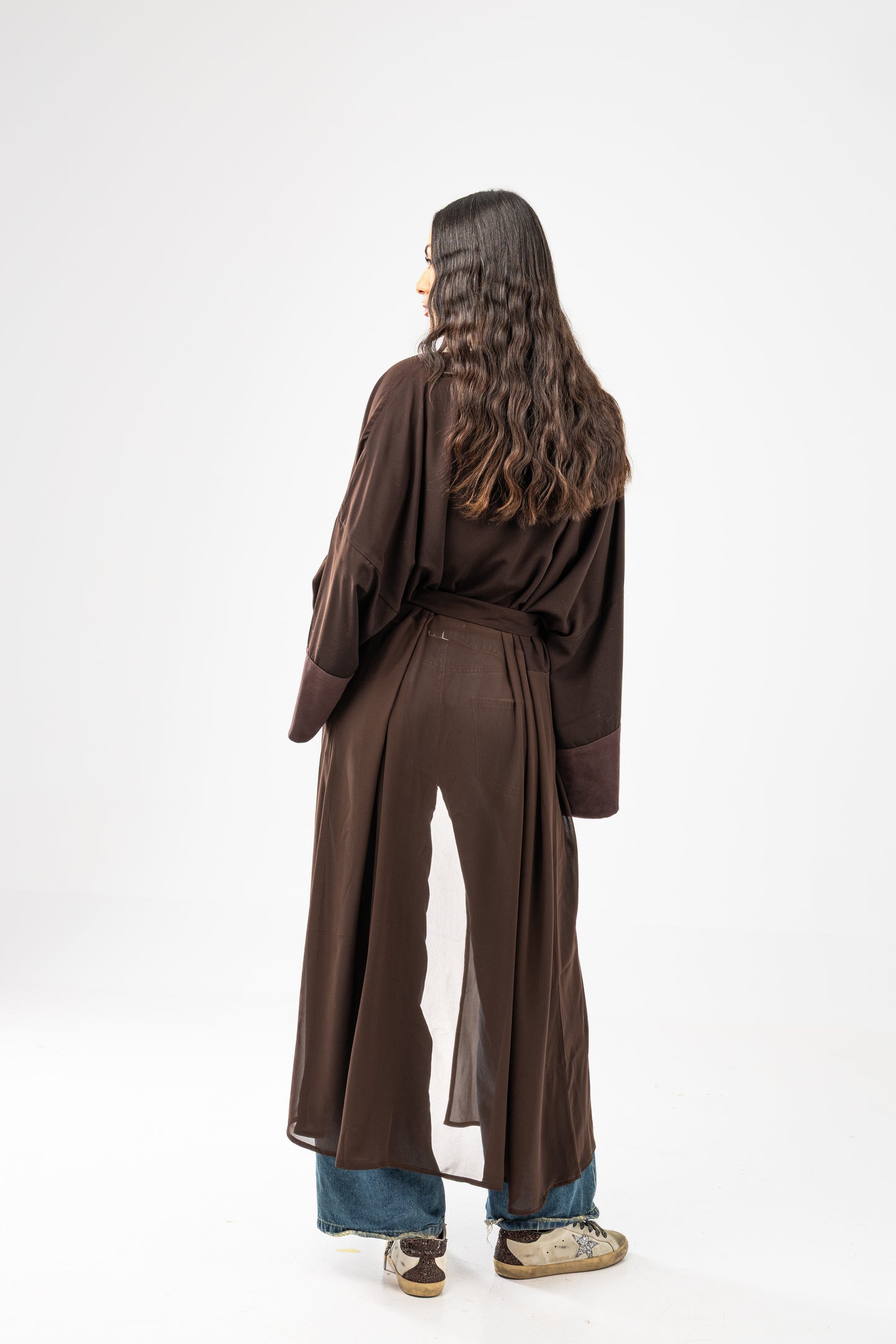 ZAHYA Basic Belt in Dark Brown