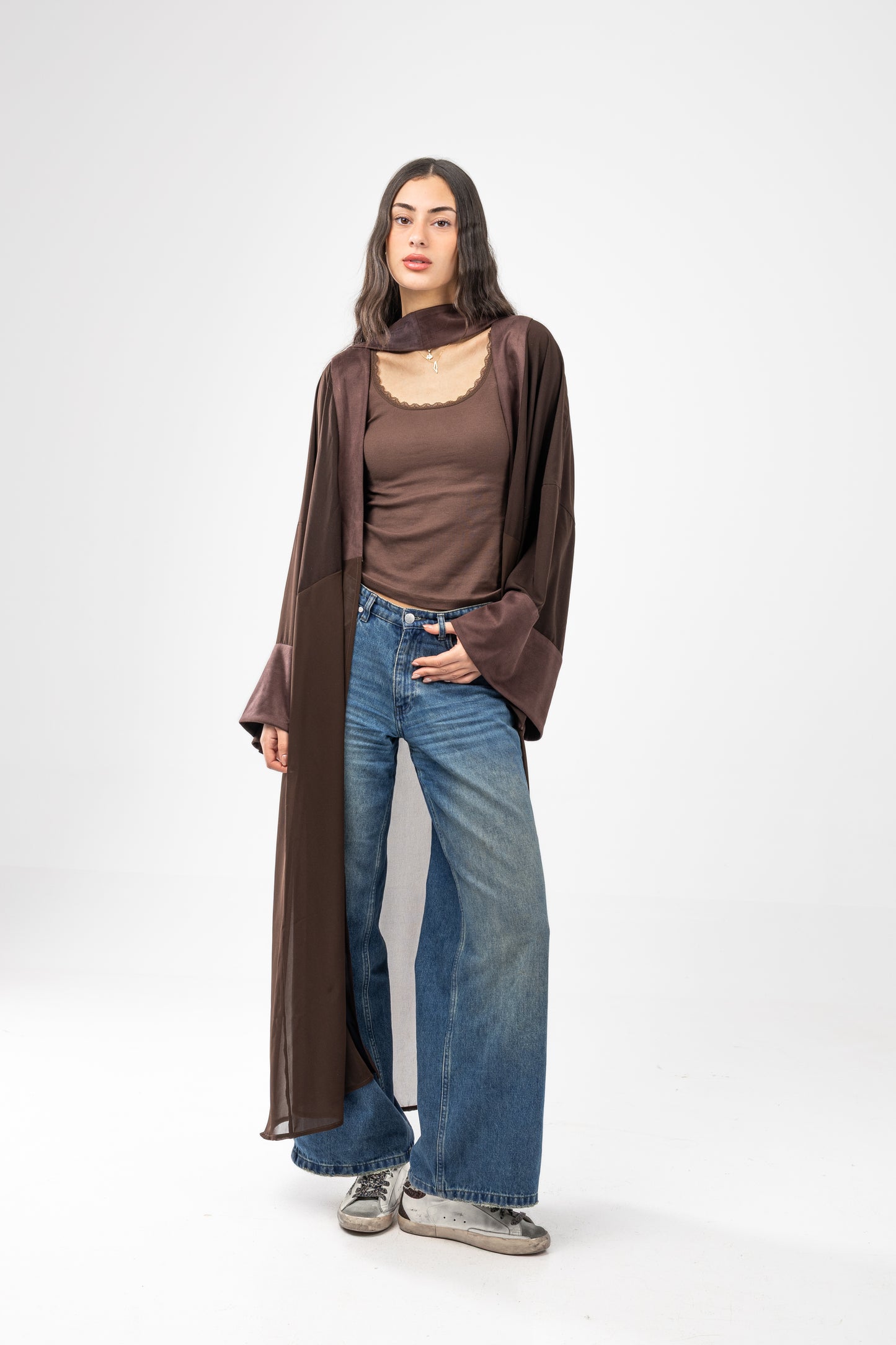 ZAHYA Multiway Belt in Dark Brown