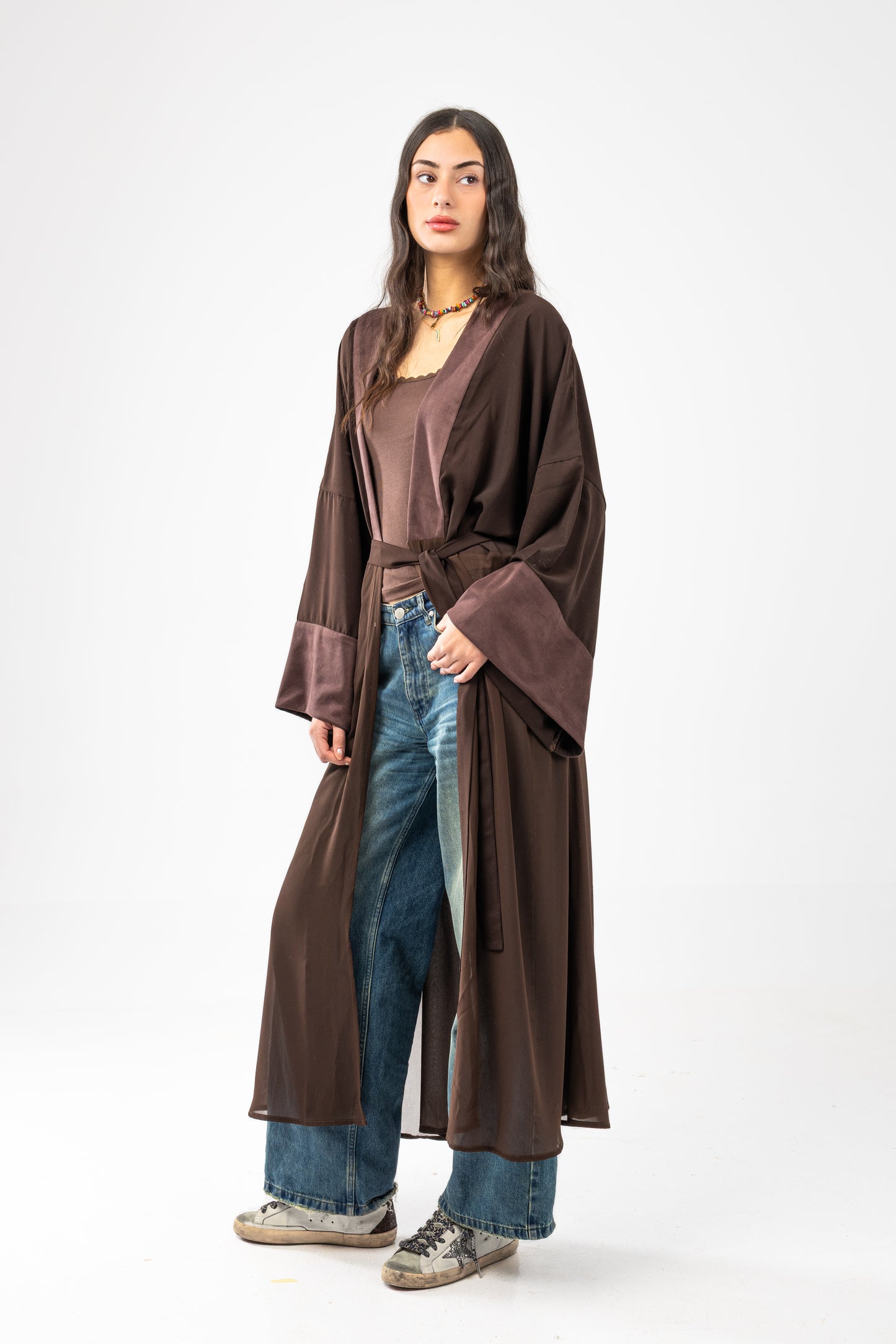 ZAHYA Basic Belt in Dark Brown