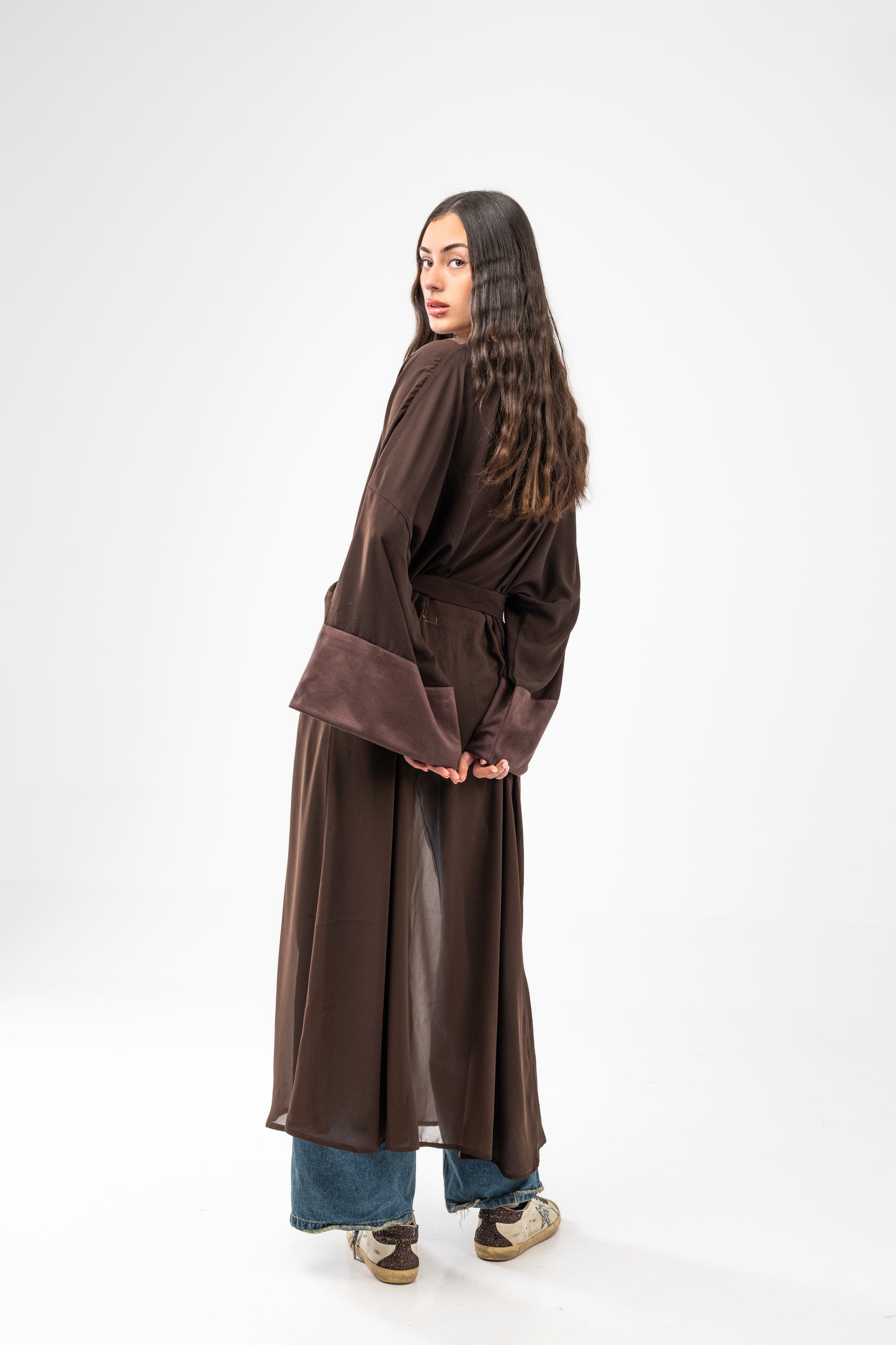 ZAHYA Basic Belt in Dark Brown