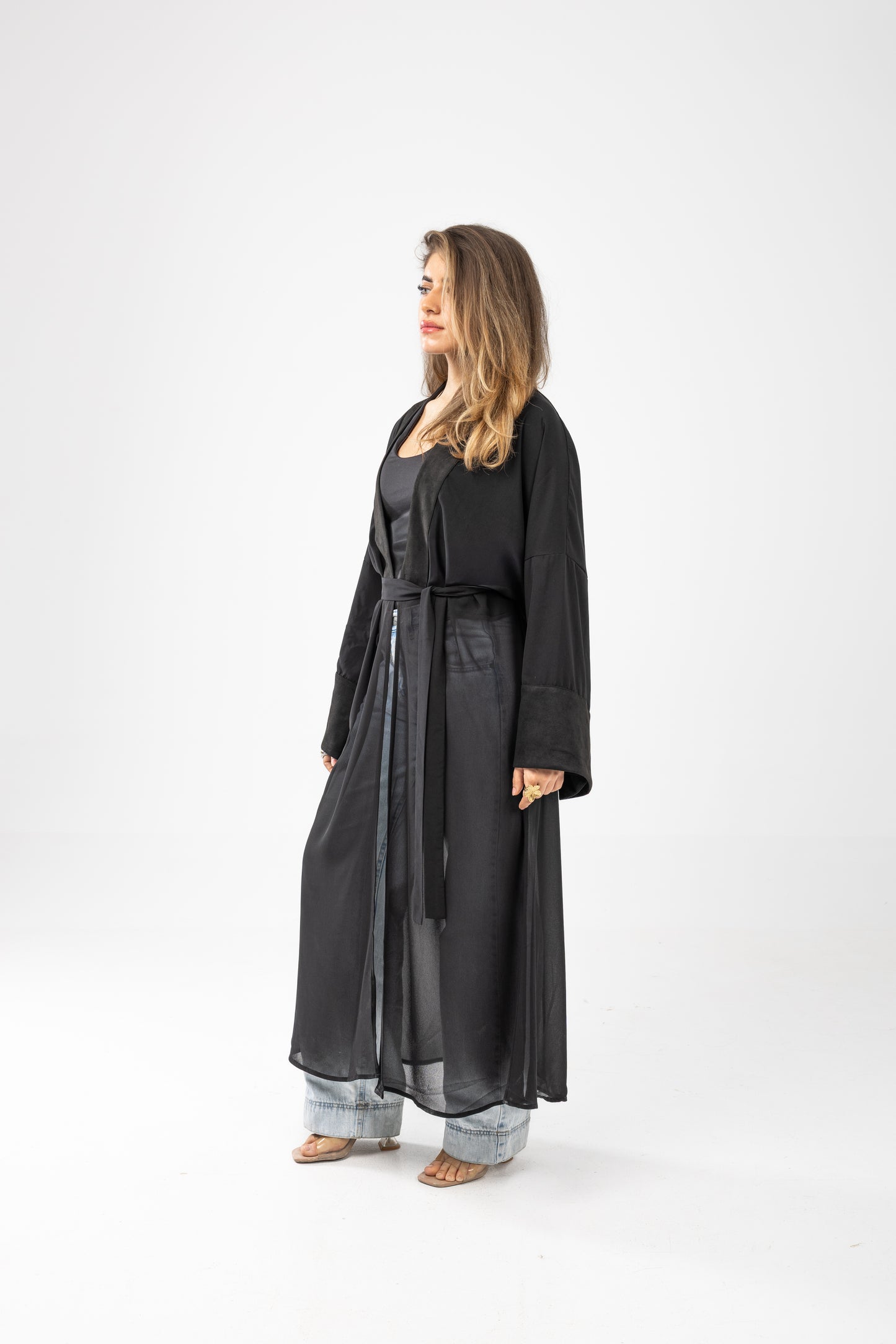 ZAHYA Basic Belt in Dark Black