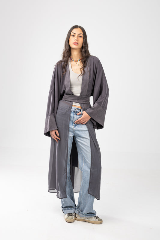 ZAHYA Multiway Belt in Grey