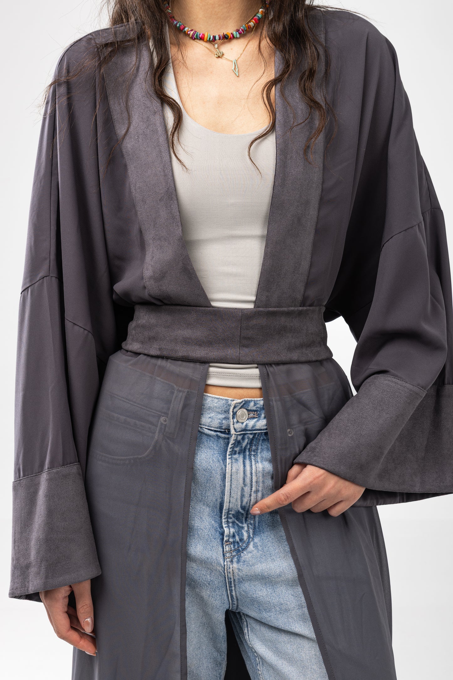 ZAHYA Multiway Belt in Grey