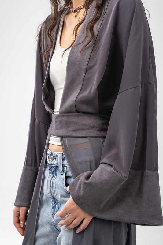 ZAHYA Multiway Belt in Grey