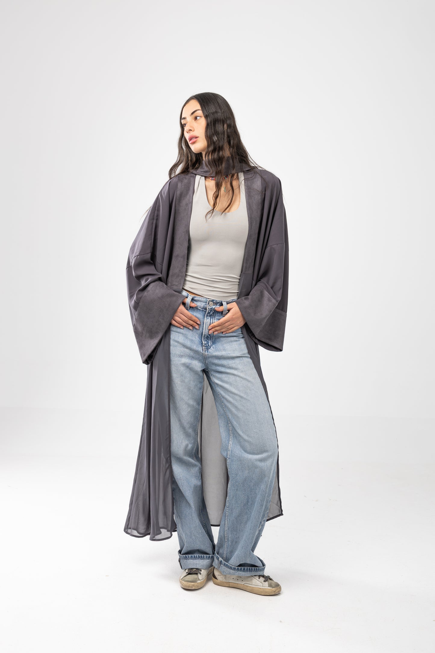 ZAHYA Multiway Belt in Grey