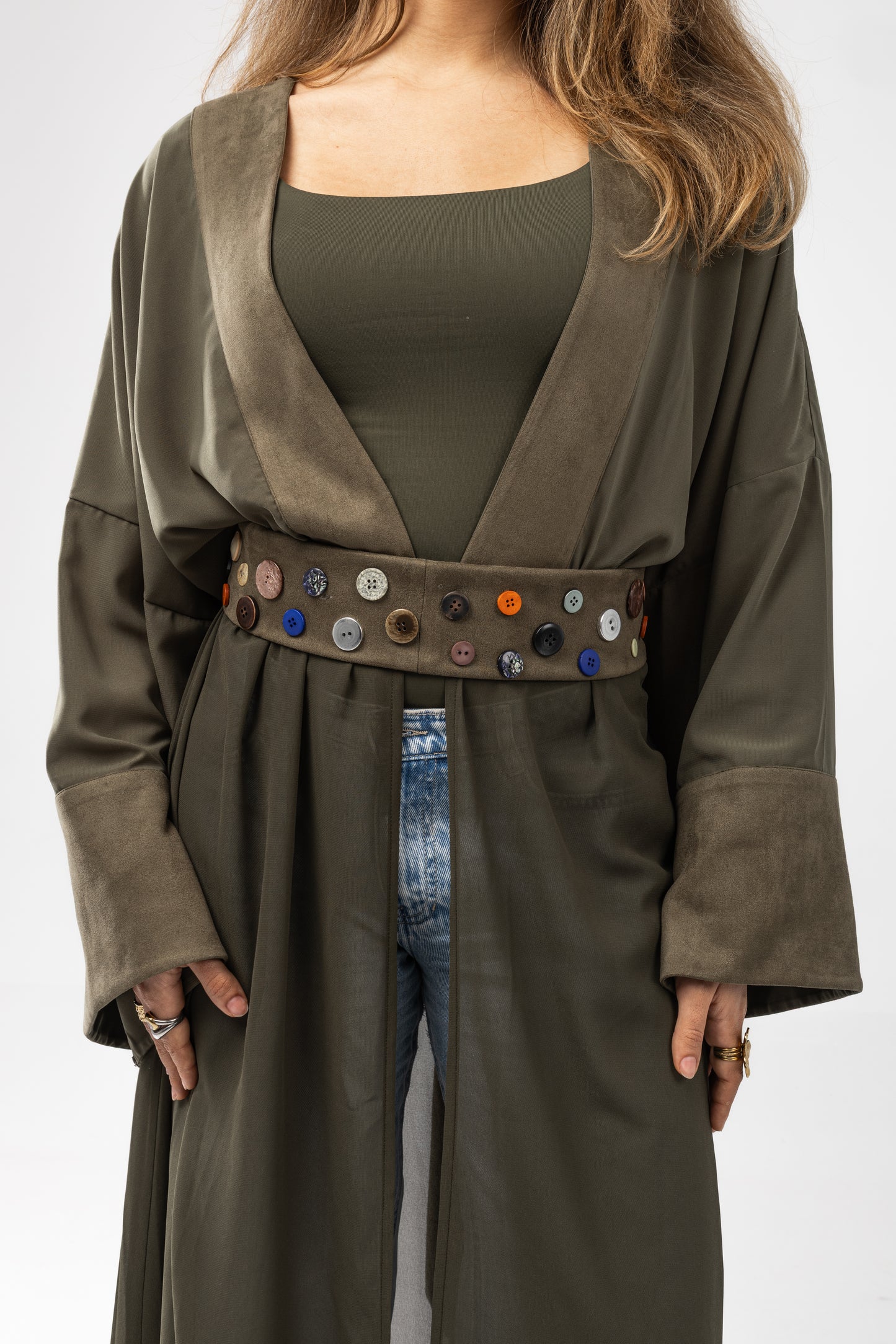 ZAHYA All Belts in Olive Green