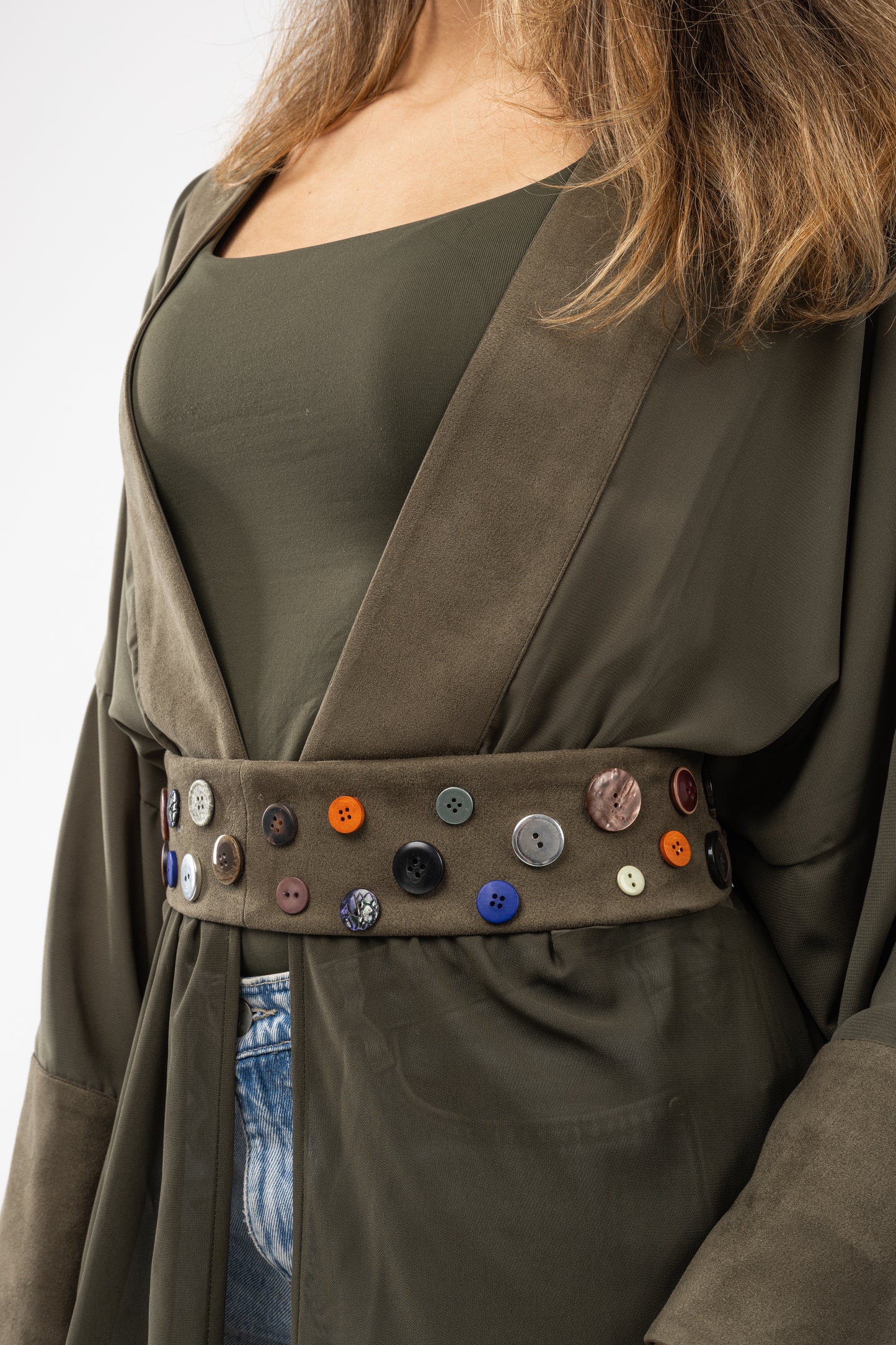 ZAHYA All Belts in Olive Green