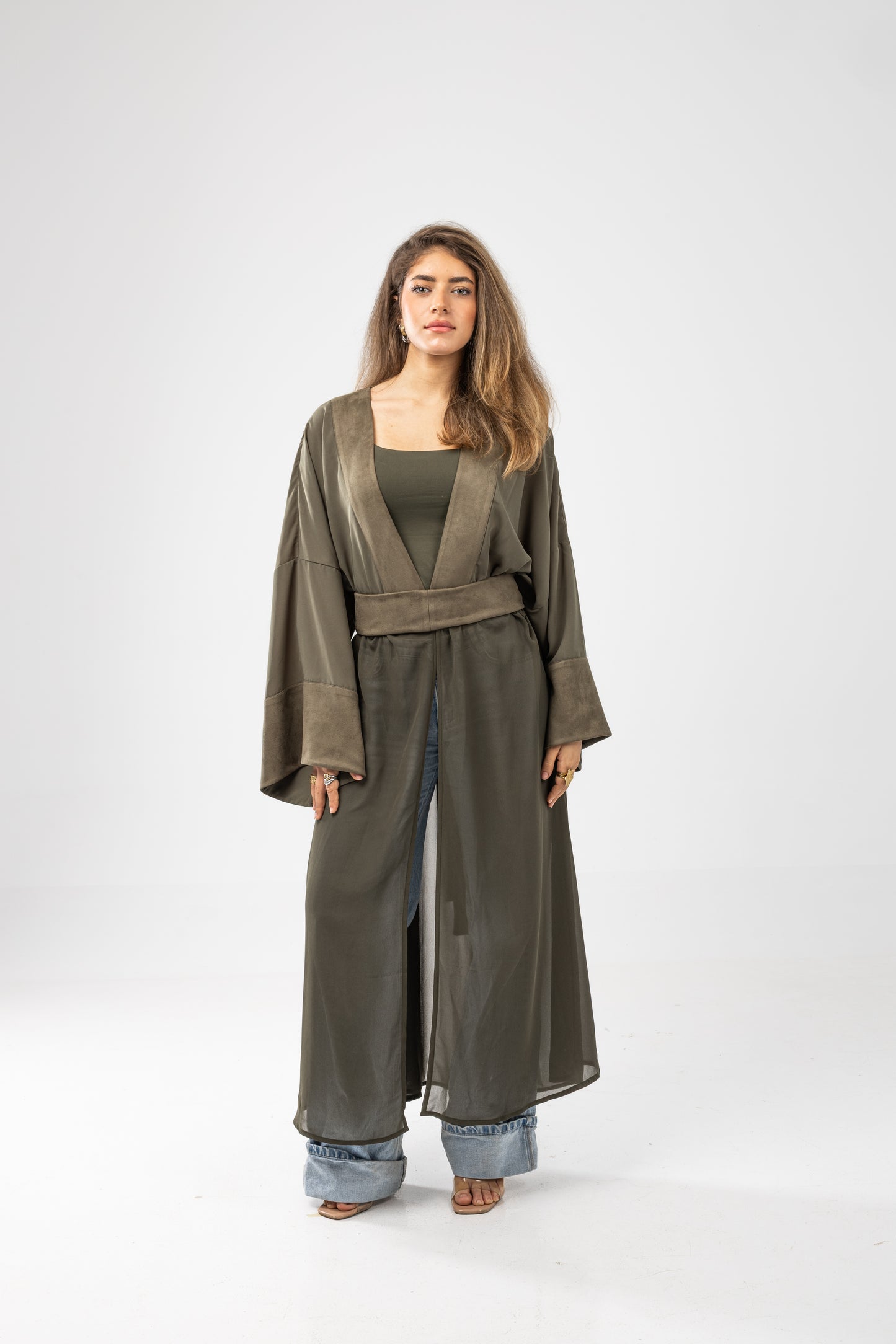 ZAHYA All Belts in Olive Green