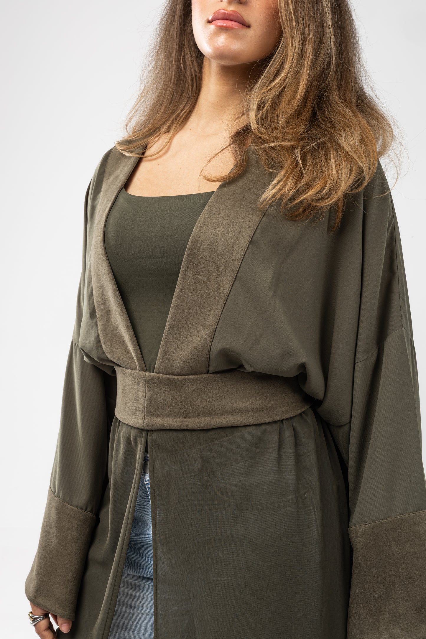 ZAHYA Multiway Belt in Olive Green