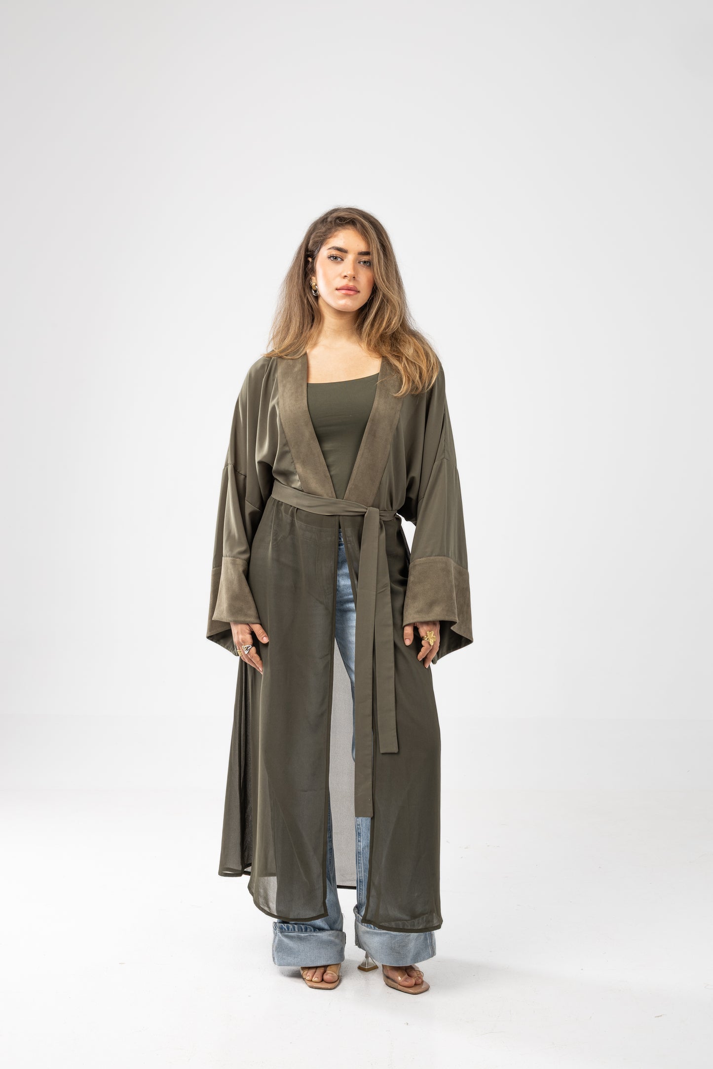 ZAHYA All Belts in Olive Green